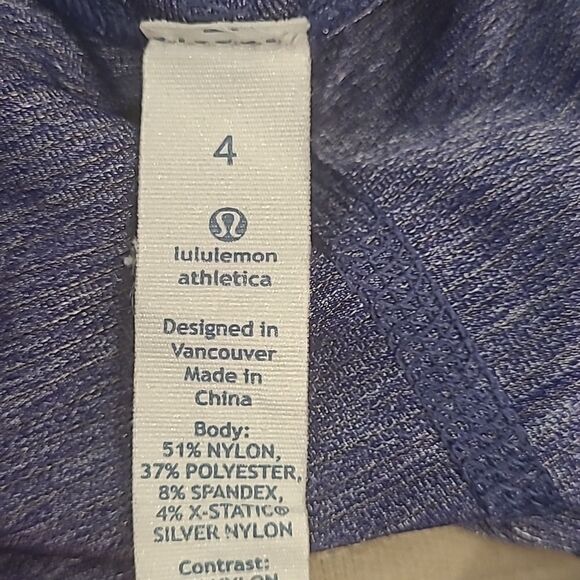 𝅺lululemon Athletic Running Running Tank Top Size 4 - Picture 4 of 4